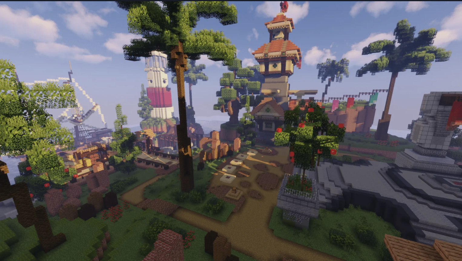 Palm Village - Minecraft Lobby
